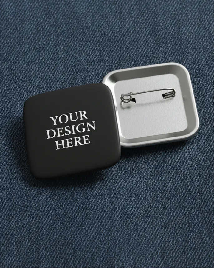 Pin Square Badge
